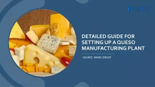 Costs Involve in Queso Manufacturing Plant Report