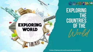 Exploring the Countries of the World