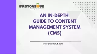 CMS Development Company | Protonshub Technologies