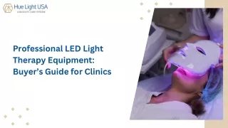 Professional LED Light Therapy Equipment