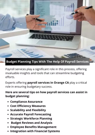 Budget Planning Tips With The Help Of Payroll Services