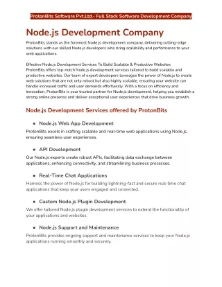 Node.js Development Company | Node.js Developers