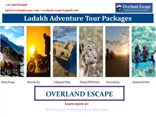 Ladakh Adventure Tour Packages