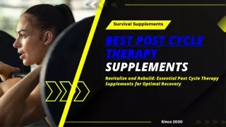 Discover the Best Post Cycle Therapy at Survival Supplements