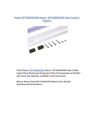 Kason 401SA6064284 Kason- 401Sa6064284 strip Curtain _ PartsFe