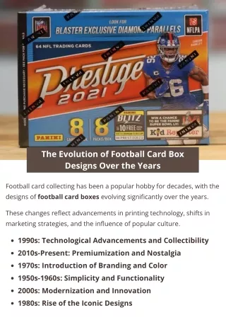 The Evolution of Football Card Box Designs Over the Years