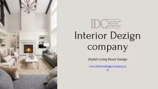 Elegant Living Room Interior Design in Dubai
