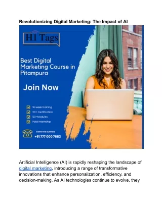 AI Innovations That Are Shaping Digital Marketing