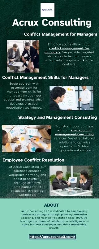 Conflict Management for Managers