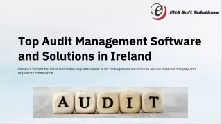 Top Audit Management Software and Solutions in Ireland
