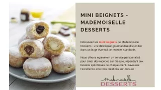 Flans sur mesure par Mademoiselle Desserts