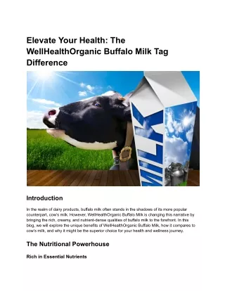 Elevate Your Health_ The WellHealthOrganic Buffalo Milk Tag Difference (2)