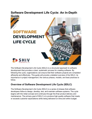 The Ultimate PDF Guide on Software Development Life Cycle