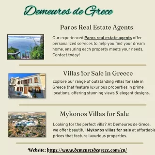 Paros Real Estate Agents