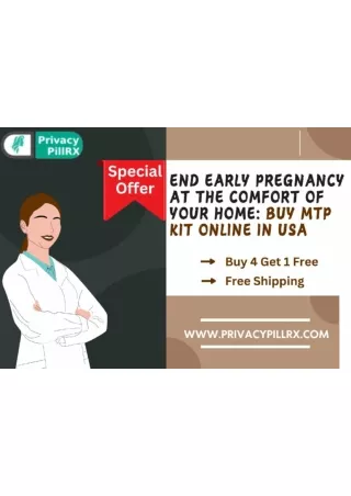 End Early Pregnancy at the Comfort of Your Home Buy MTP Kit Online in USA