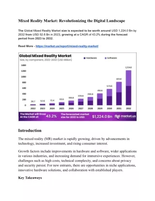 Mixed Reality Market_ Revolutionizing the Digital Landscape