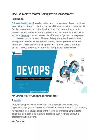 DevOps Training | DevOps Online Training Institute Hyderabad