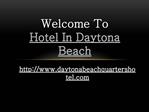 Oceanfront daytona hotel