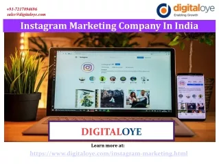 Instagram Marketing Company In India