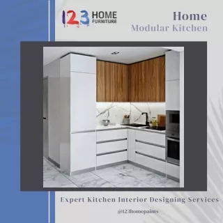 123 HomePaint: Expert Kitchen Interior Designing Services