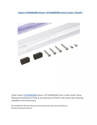 Kason 01SA6064284 Kason- 401Sa6064284 strip Curtain | PartsFe