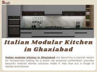 italian modular kitchen in ghaziabad