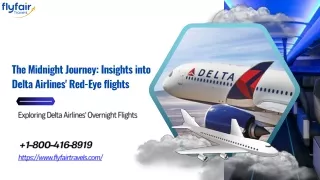 The Midnight Journey Insights into Delta Airlines' Red-Eye flights