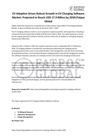 EV Charging Software Market