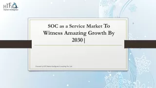 SOC as a Service Market