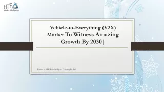 Vehicle-to-Everything (V2X) Market