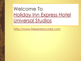 Hotel near universal studios
