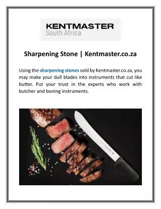 Sharpening Stone Kentmaster.co.za