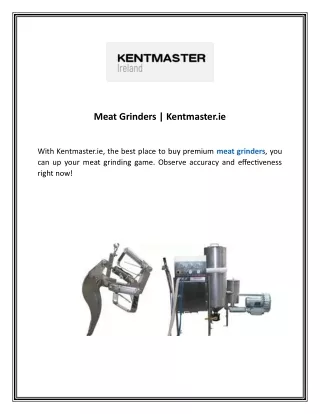 Meat Grinders | Kentmaster.ieMeat Grinders Kentmaster.ie