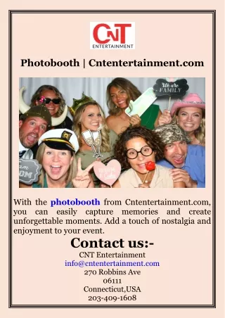 Photobooth  Cntentertainment.com