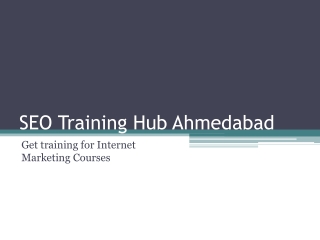 SEO Course Ahmedabad