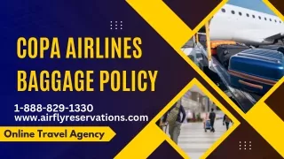 Copa Airlines Baggage Policy