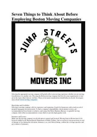 movers boston