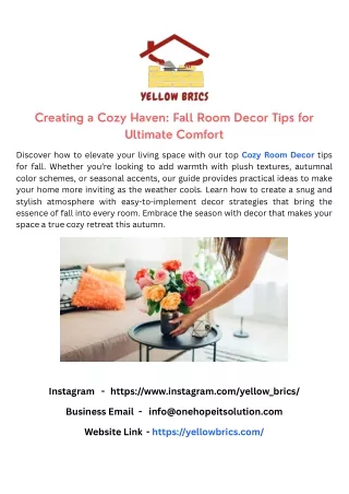 Creating a Cozy Haven Fall Room Decor Tips for Ultimate Comfort