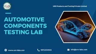 Automotive Components Testing Services - URS Labs