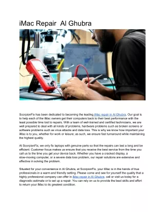 iMac Repair  Al Ghubra