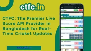 Live Score API Provider in Bangladesh - Get Real-Time Cricket Updates!