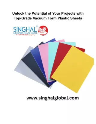 Automotive Excellence: Custom Parts with Vacuum Form Plastic Sheets