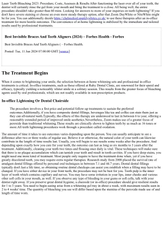 Laser Teeth Bleaching Vs Zoom 2023 Guide