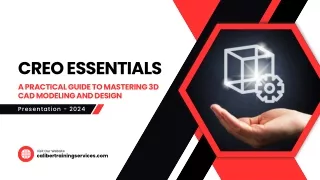 Creo Essentials: A Practical Guide to Mastering 3D CAD Modeling and Design