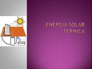 ENERGIA SOLAR TERMICA