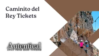 Caminito del Rey Tickets