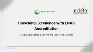 Excellence with ENAS Accreditation