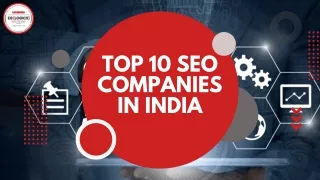 Top 10 SEO Companies in India - Eglogics Softech