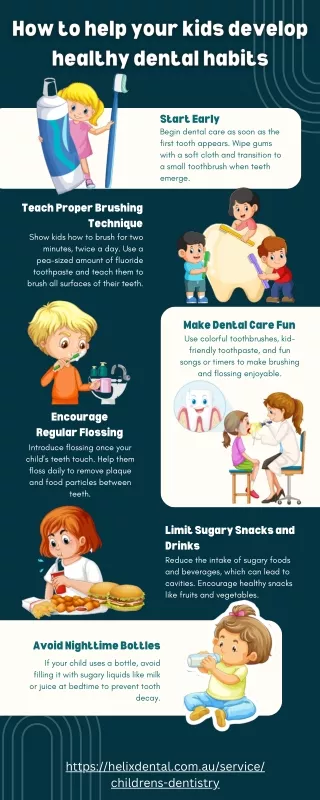 How to help your kids develop healthy dental habits