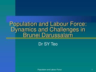 Population and Labour Force: Dynamics and Challenges in Brunei Darussalam